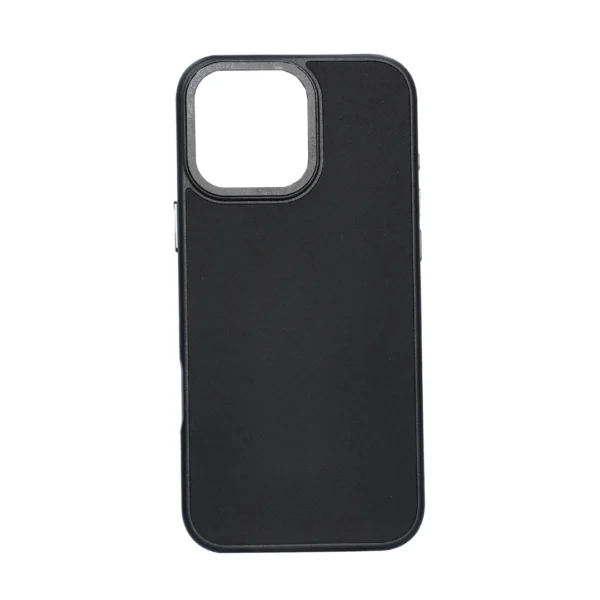Untitled design - 2025-04-23T145025.353 IP16 PRO Silicone Leather Case: Black