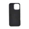 IP16 PRO  Silicone Leather Case: Black