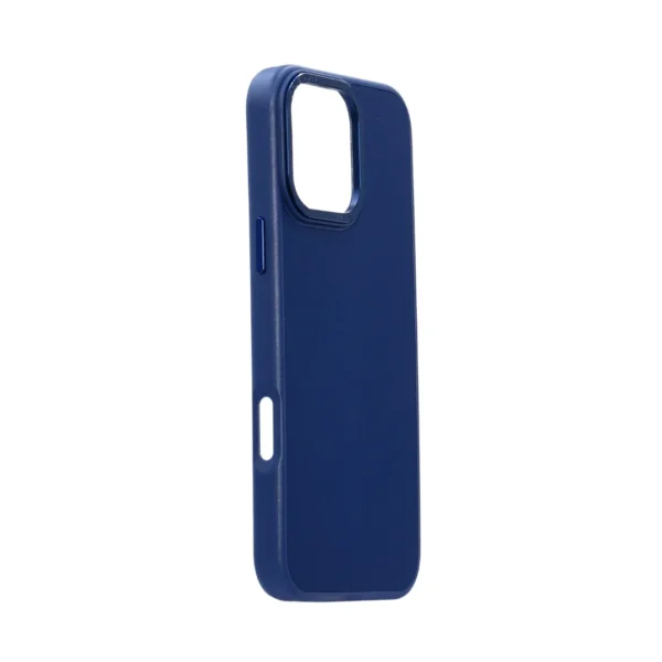 Untitled design - 2025-04-23T151914.269 IP16 PRO MAX Silicone Leather Case: Blue