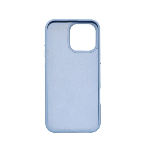 IP16 PRO MAX Silicone Leather Case: Light Blue