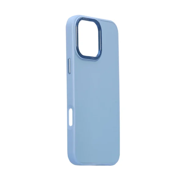 IP16 PRO MAX Silicone Leather Case: Light Blue
